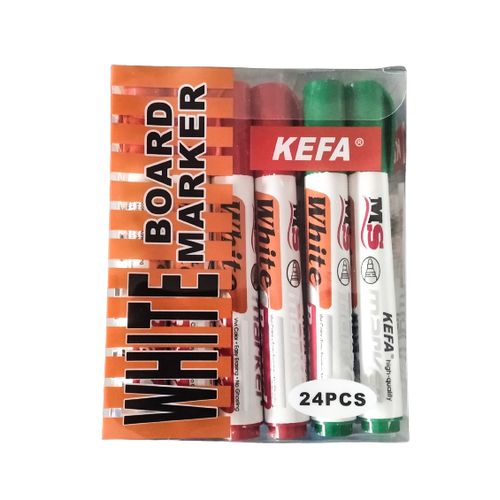 Kefa 24 PCS Stylos à craie liquide coloré, marqueurs effaçables