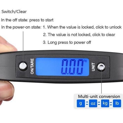 product_image_name-Generic-Balance de bagages électronique Portable 50kg,Pèse-bagages à main-1