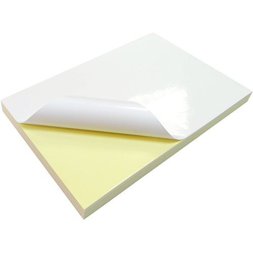 Generic 50 feuilles Papier Autocollant brillant A3 (42x29,7cm) à