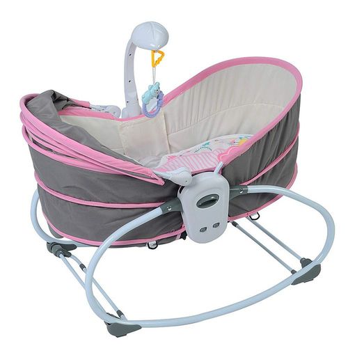 Berceau Portable pour bébé SBBH211, Balançoire berceau, canopy avec  moustiquaire, Panier de rangement