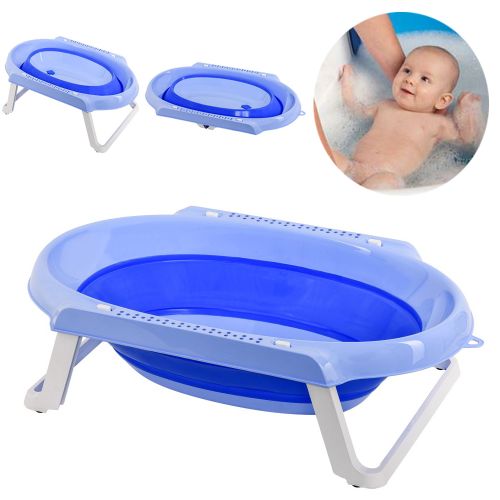 Generic Baignoire pour bébé pliable confort, faciles à plier et à ouvrir  Baignez-vous ton bébé tout seul à prix pas cher