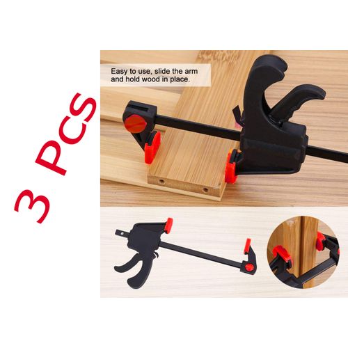 Generic X3 Pince à bois Clamp F Pince rapide Cliquet Serrage