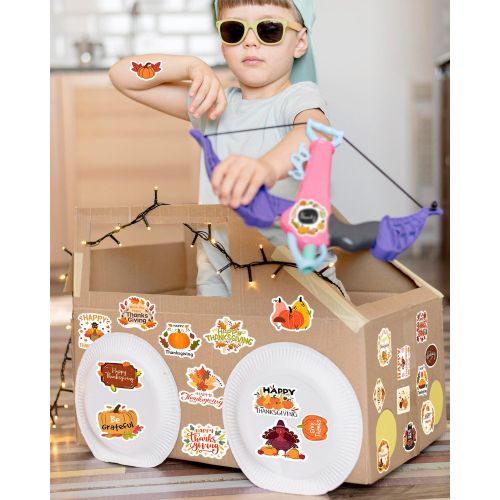 product_image_name-Generic-Ensemble mignon d'autocollants de Thanksgiving d'automne 50 pcs : autocollant d'automne en vinyle i-3