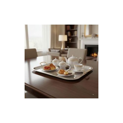 product_image_name-Generic-صينية تقديم فاخرة باللونين الفضي والذهبي للمشروبات والمعجنات-5