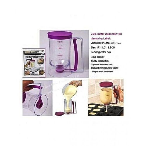 Distributeur de pâte 900 ML pour les cupcakes, biscuits, Muffins