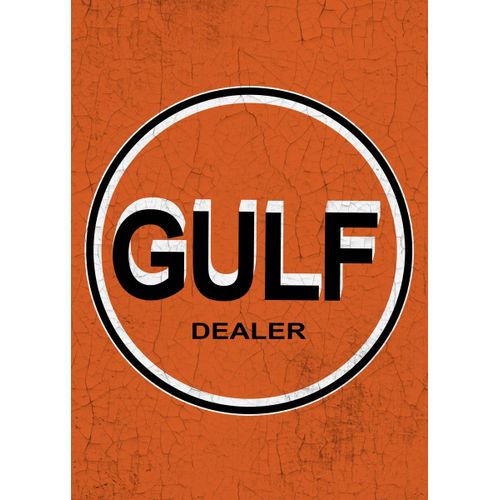product_image_name-Generic-Worn gulf motor sign  Poster Chambre Haute Qualité-1