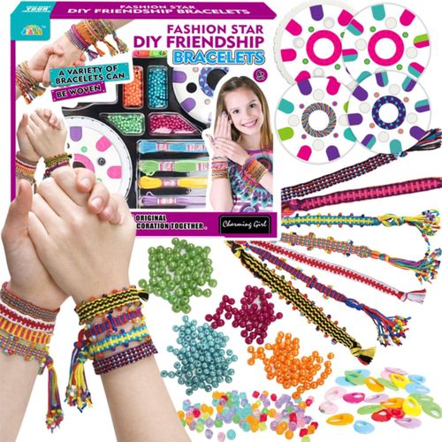 Kit de fabrication de bracelets perles, kit de bracelets d'amitié