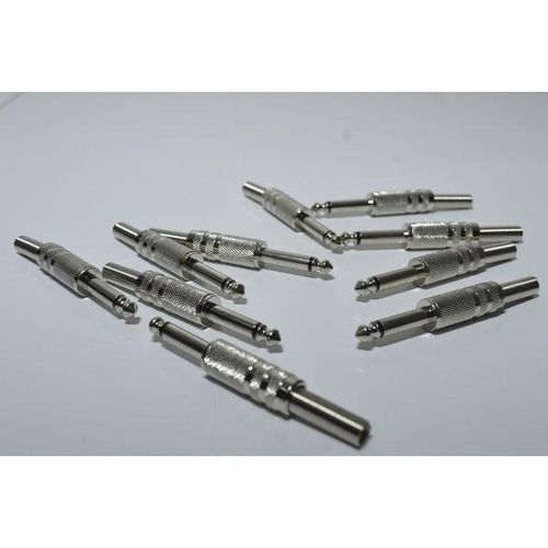 product_image_name-Generic-10x Fiche et connecteur audio Jack 6.35mm mono métal, facile à souder-1