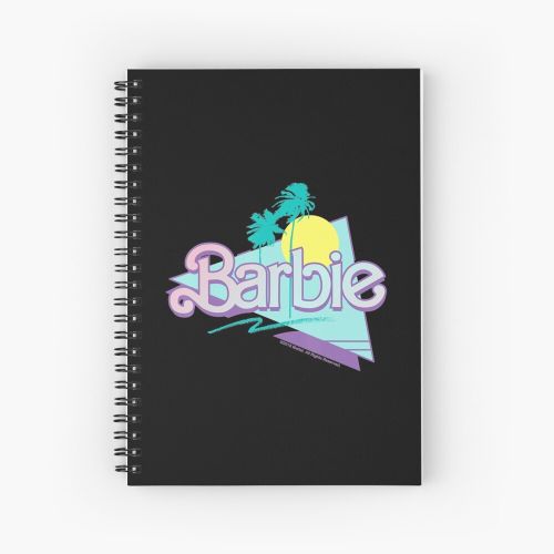 product_image_name-Generic-Barbie 90'S Barbie Logo  Spiral Notebook - Bloc note-1