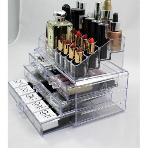 Generic Organisateur pour cosmétiques - Boîte de Rangement Maquillage Make  up et Bijoux à prix pas cher