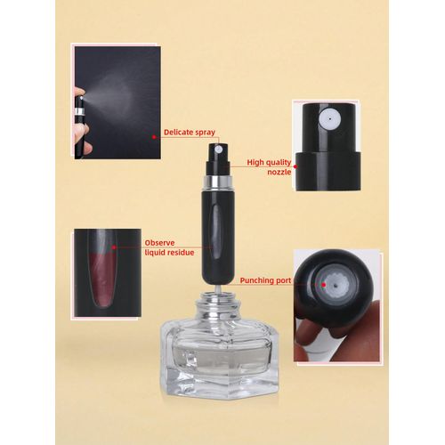 product_image_name-Generic-5 Pièces Bouteille Pulvérisateur De Parfum De 5 Ml, Décor De Maison De Salle De Séjour De Chambre À Coucher Salle De Bain, Accessoires De Voyage, Mariage, Fête, Anniversaire, Cadeau-4