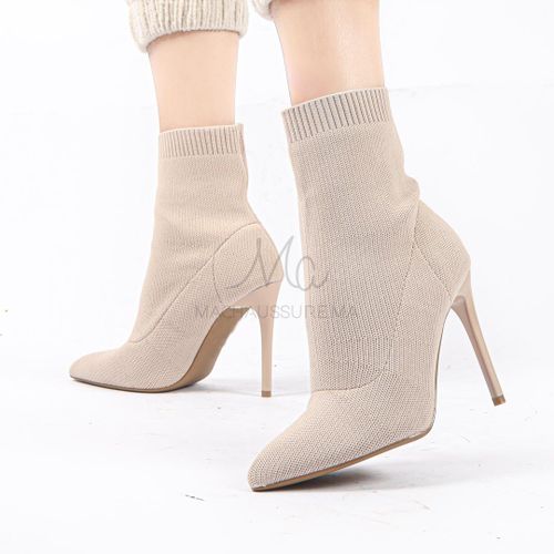 product_image_name-MaChaussure-LUZIA - Bottines à Talon en Beige-2