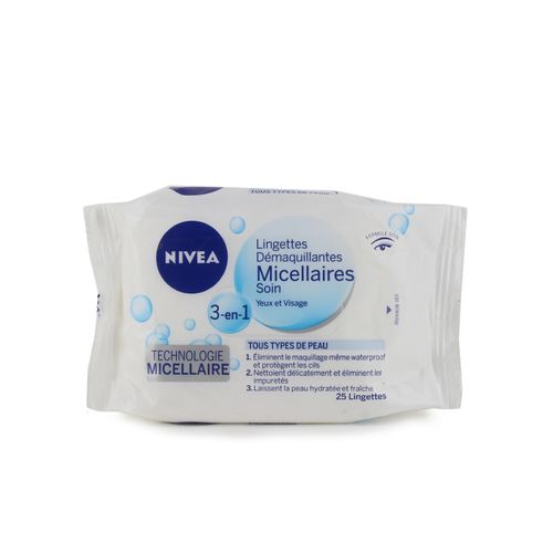 Lingette démaquillante visage et yeux NIVEA : le paquet de 20 lingettes à  Prix Carrefour