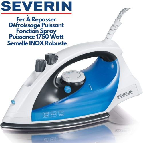 Severin BA 3274 Fer Repasser Vapeur Semelle INOX Robuste Ultra