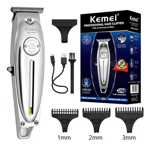 Kemei Tondeuse en métal à cheveux professionnel rechargeable KM-1949 à prix  pas cher