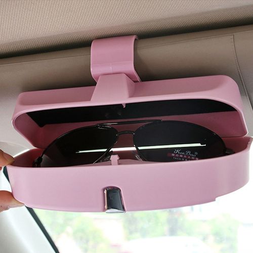 4 pcs Porte Lunette Voiture, Support de Lunettes à Double