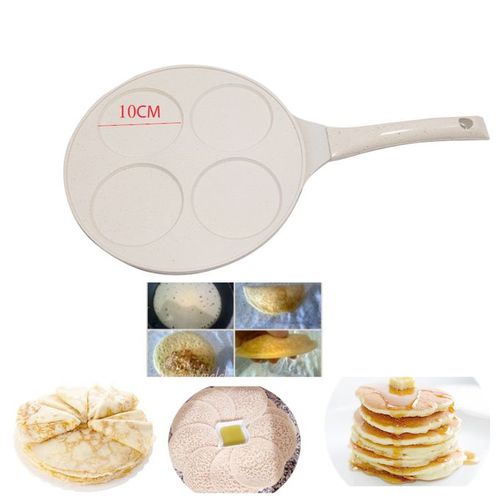 Accord Poêle Crêpière en Céramique Anti-adhésive 4 crêpes / beghrir (26cm)  à prix pas cher