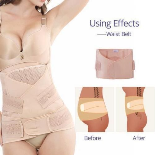 SIBOTE Ceinture abdominale post-partum 3 en 1 pour ,Corset après  accouchement, à prix pas cher