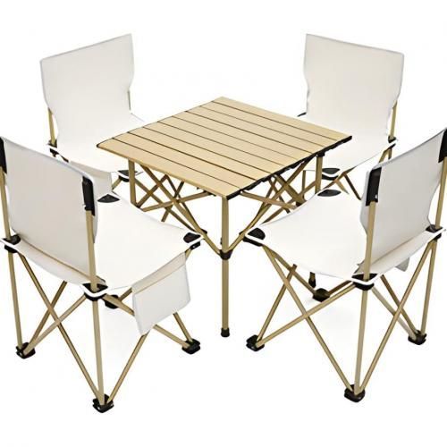 Table et chaise portable Set Self conduite chaise pliante en alliage en  aluminium de voyage d'une table quatre chaises Table pliante Outdoor  Camping Table et chaise - Chine Camping Camping de dossier