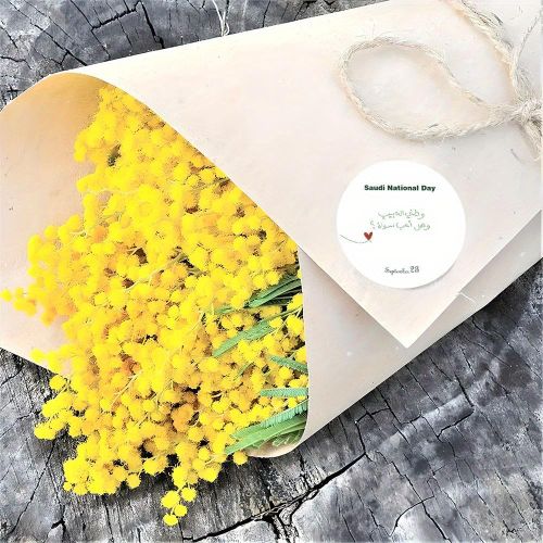 product_image_name-Generic-60pcsAutocollants Ronds de Jour National Arabe - Cœur Rouge & Calligraphie Arabe, Étiquettes de Cadeaux en Papier Durable pour Journaux DIY, Fêtes de Festival, Promotions de Centre Commercial, Accessoires de Célébration Nationale, Décoration de Journal,-4