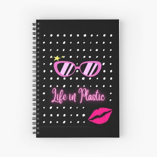 product_image_name-Generic-Barbie Plastic Spiral Notebook - Bloc note-1