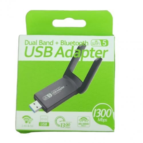 Clé USB Wifi & Bluetooth haute performance 1300Mbps