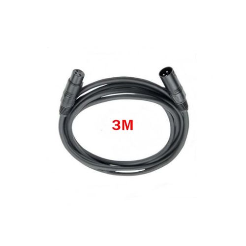 Generic Câble XLR mâle vers XLR femelle pour amplificateur de microphone et  carte son - Longueur 3m à prix pas cher