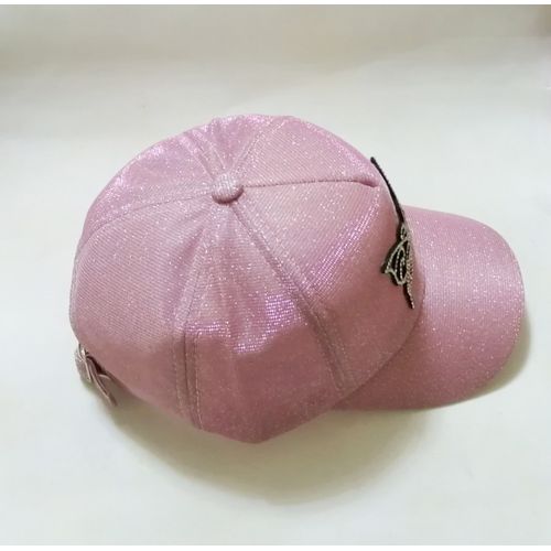 Generic Casquette Fille Rose Motif Papillon Brillanr à prix pas