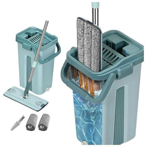 product_image_name-Generic-مجموعة ممسحة ودلو مسطح نهائي - تنظيف سهل وصحي-1