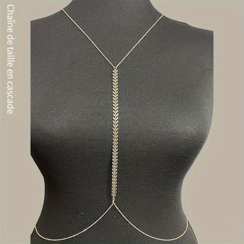 product_image_name-Generic-سلسلة ظهر مثيرة مجوهرات للجسم، إكسسوار جسم أنيق، قطعة موضة متعددة الاستخدامات لجميع الفصول، بدون فسيفساء-5