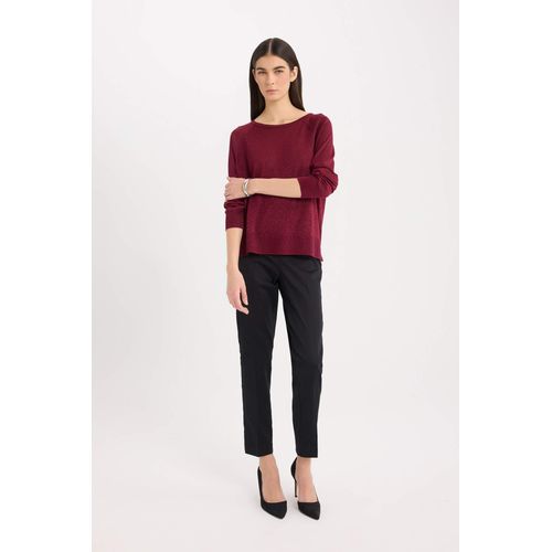 product_image_name-Defacto-سروال سيجاريت عادي قصة مستقيمة بخصر عادي-1