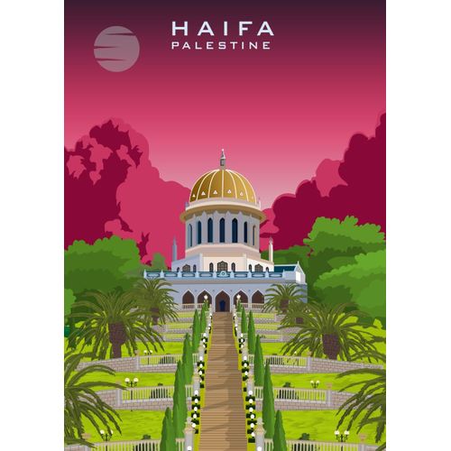 product_image_name-Generic-Haifa palestine  art  Poster Chambre Haute Qualité-1