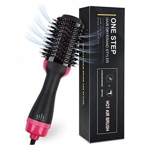 Brosse sèche-cheveux One Step métallique, brosse Soufflante, Boucleur, peigne  électrique, défriser cheveux, lisseur cheveux - Happy Solde