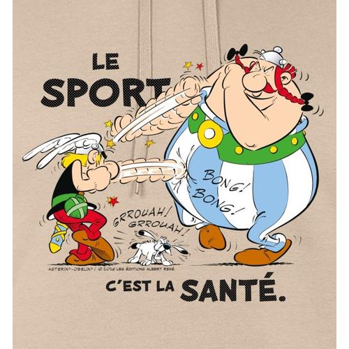 product_image_name-Generic-Astérix et Obélix - Le sport c'est la santé Sweat à capuche Hoodies-3
