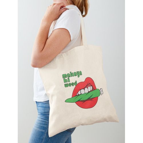 product_image_name-Generic-mauvaises herbes, makayn salut les mauvaises herbes Tote bag classique-4