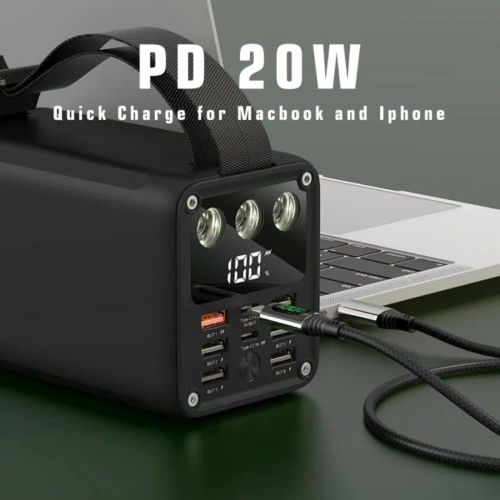 product_image_name-Konfulon-Pack power Bank A28Q 60 000mAh – Charge Rapide 22.5W noir + Cable Recci RTC-N22C USB vers USB-C-3