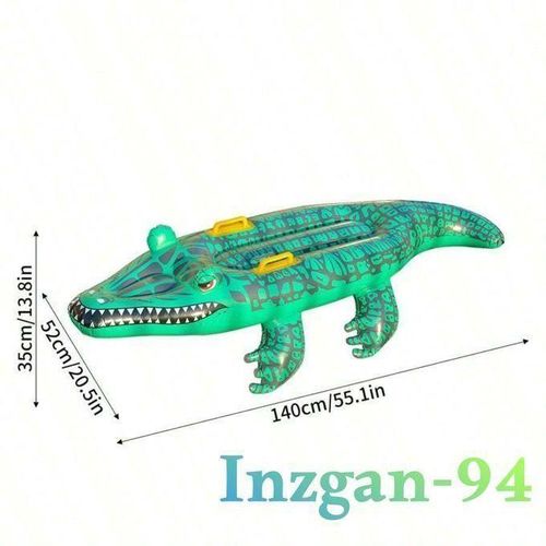 product_image_name-Generic-Flotteur crocodile gonflable géant pour piscine, plage et eau d'été-3