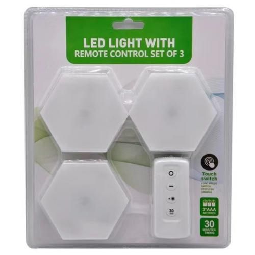 Generic 3 Lampes LED avec télécommande veilleuses de placard