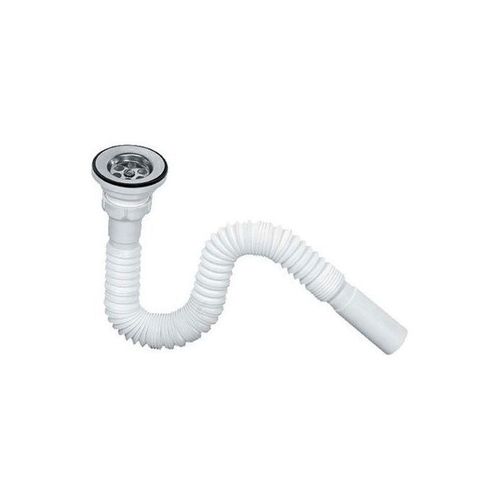 Siphon flexible en acier inoxydable, tuyau de vidange flexible pour évier,  salle de bain, cuisine, tube d'eau [livraison gratuite]