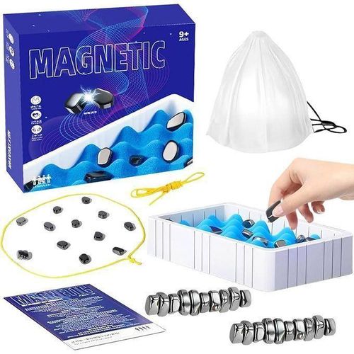 product_image_name-Generic-مجموعة ألعاب مغناطيسية – لعبة STEM إبداعية للأطفال من عمر 9 سنوات فما فوق مع تخزين وملحقات-1