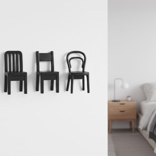 product_image_name-Generic-Crochets Muraux Design – Mini Chaises Noires (Set de 3)-2