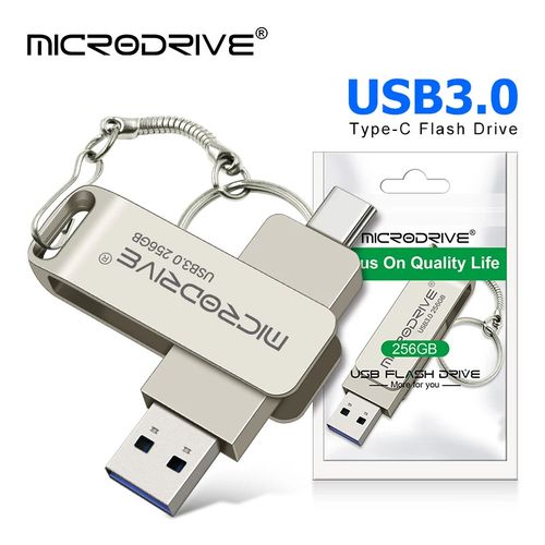 Clé USB 128 externe OTG de type C, clé USB, 64 Go, 3.0 Go