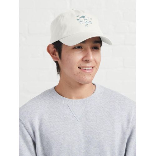 product_image_name-Generic-casquette personnalisée Jardiner au printemps casquette blanc unique-3