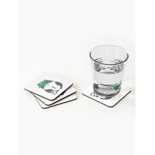 product_image_name-Generic-4 Dessous de Verre Joueur de football Gros chat sous tasse unique -2