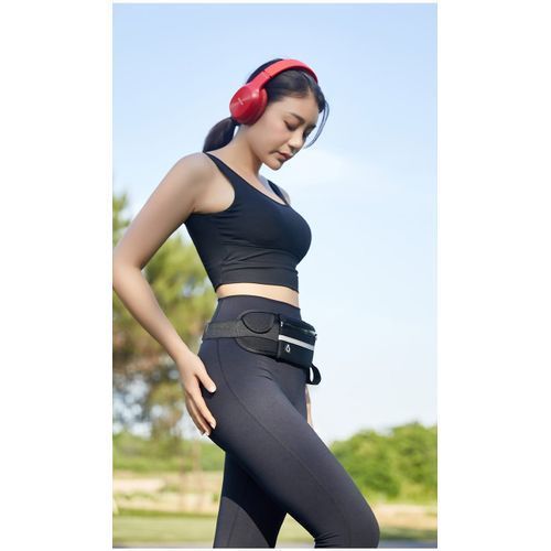 product_image_name-Generic-حقيبة خصر للجري مع حامل زجاجة رياضية للسفر وحقيبة رياضية محمولة تحمل الماء للرجال والنساء (أسود)-6