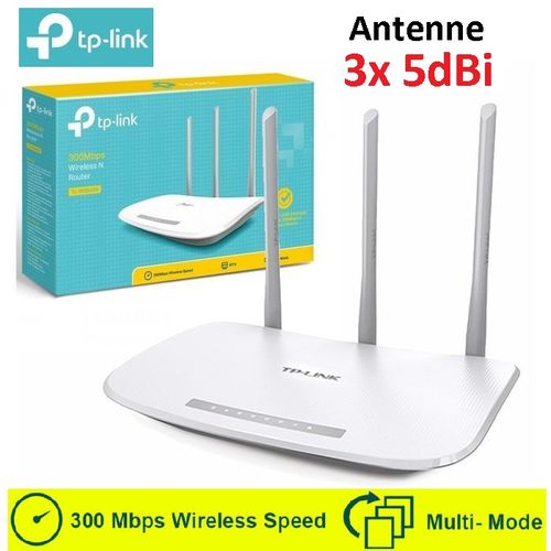 TPLink TL-W845N Router Point d'accès Wifi Multi-Mode Vitesse 300 Mbps 3  Antennes 5 dBi à prix pas cher