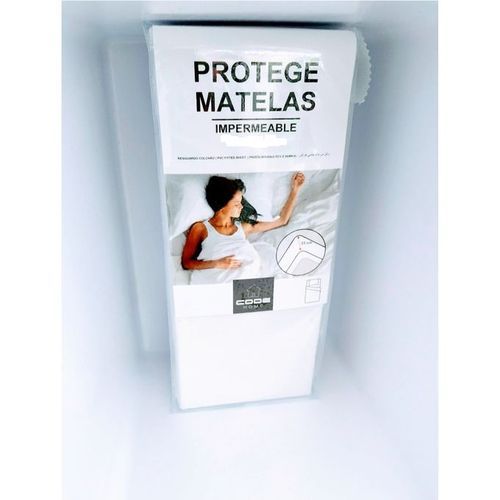 Code Protège matelas imperméable 160X200X23 extensible , 100% Coton de  Portugal à prix pas cher