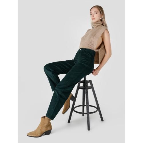 Pantalon vert foncé femme best sale