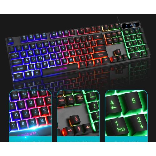 Generic PACK CLAVIER SOURIS GAMER - PACK GAMING à prix pas cher