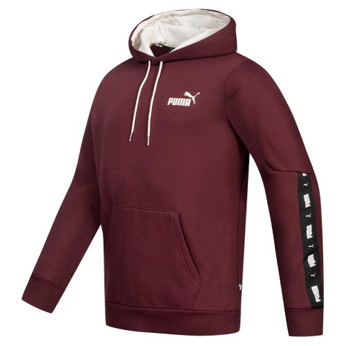 product_image_name-Puma-سويت شيرت بغطاء للرأس Essentials للرجال باللون العنابي-3